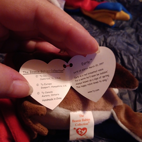 NWT TY BEANIE BABIES ROCKET, JABBER, EARLY, KUKU & MAC - Picture 7 of 14